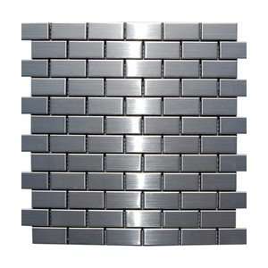  Stainless Steel Mosaic Tile 1x2