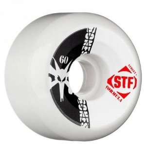  Bones Double Standard Skateboard Wheels   60mm: Sports 