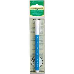  Water Soluble Marker Fine Point Blue: Arts, Crafts 