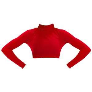  JB Bloomers T Neck Crop Tops RED AXS