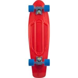  Penny Nickel Red / Cyan Complete Skateboard   7.5 x 27 
