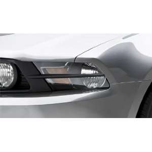    2012 Mustang GT Headlight Splitters (painted: White   HP)   (pair
