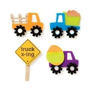 Karen Foster Truck Stacked Stickers 4/Pkg KF00468; 3 Items/Order 