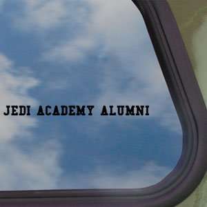  Jedi Academy Black Decal Star Wars Luke Window Sticker 