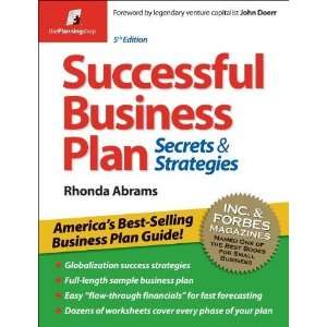   Plan Secrets and Strategies) [Paperback] Rhonda Abrams Books