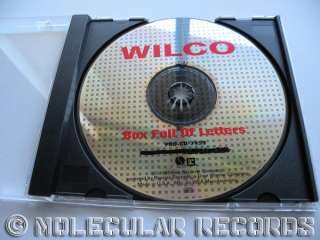 WILCO Box Full of Letters 1995 US 1 track promo CD RARE  