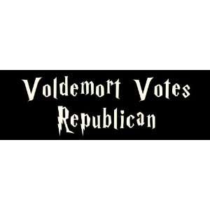  Voldemort Votes Republican Bumper Sticker Decal 