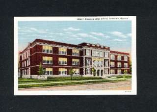 Vintage Postcard: Liberty Memorial High School, Kansas #1127  
