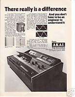 1973 Akai GXC 46D Cassette Tape Deck Ad  
