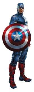 Captain America Pose Marvel Avengers 26x74 Life Size Poster Standup 
