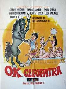 385 OK Cleopatra, Mexican Poster, Enrique Guzman 1971  