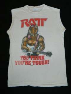 1985 RATT IRVINE INVASION VTG CONCERT T SHIRT ONE DATE ONLY!!! TOUR 
