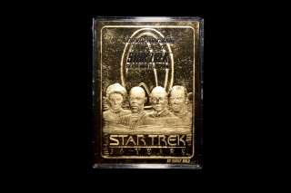 1996 Skybox 23 KT Gold Foil Star Trek 30 Years Captains Card Kirk 