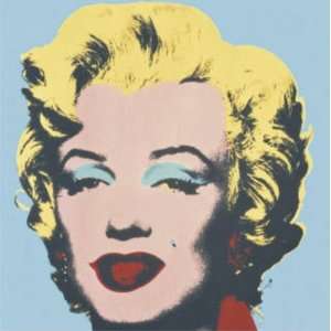  Andy Warhol: 39.375W by 39.375H : Marilyn, 1967 (on Blue 