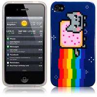 IMAGE TPU GEL CASE / COVER FOR IPHONE 4S / IPHONE 4   NYAN CAT  