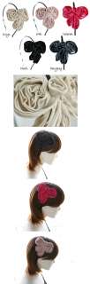 Cute Velvet Swirl Ribbon Headband Adorable Girls Hair Accessories 
