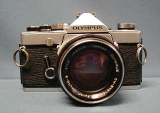 Olympus OM 1 35mm SLR Film Camera ~ f=50mm 1:1.4 Zuiko Lens  