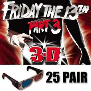  Friday the 13th 3D Glasses Party Pack (GLASSES ONLY 25 
