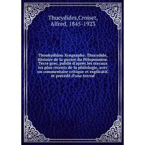   une introd. Croiset, Alfred, 1845 1923 Thucydides 