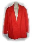 red linen blazer  