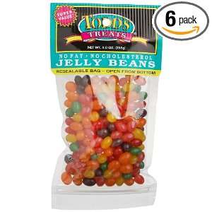 Todds Treats Jelly Beans, 9 Ounce Bags (Pack of 6)  