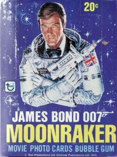 1979 Moonraker 007 James Bond Movie Cards 36 Packs  