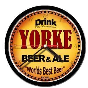  YORKE beer and ale cerveza wall clock: Everything Else