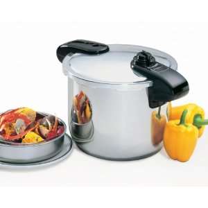   Professional 8 Qt. Stainless Steel Pressure Cooker: Sports & Outdoors