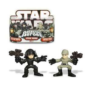 com Star Wars Galactic Heroes Death Star Trooper & Imperial Officer 