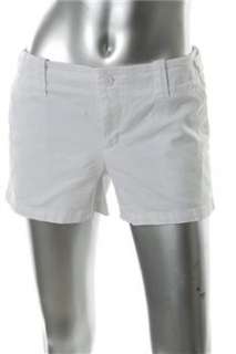 FAMOUS CATALOG White Stretch Casual Shorts Misses 2  