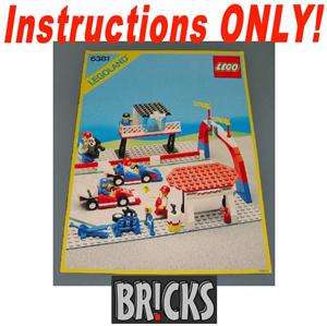 INSTRUCTIONS ONLY LEGO #6381 MOTOR SPEEDWAY c1987  