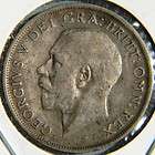 GREAT BRITAIN, George V WW I era 1918 silver Shilling; XF