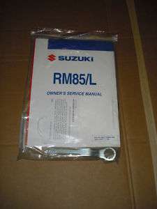 Suzuki Owners Service Manual RM85/L 99011 02B81 03A  