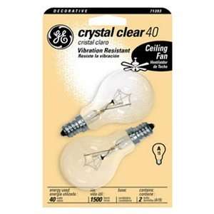  G E Lighting Ge2pk 40W Clr Fan Bulb 71393 Light Bulbs 