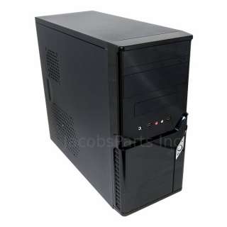 Black Onyx Micro ATX mATX Mid Tower Steel Computer Case, Black [TRN X2 