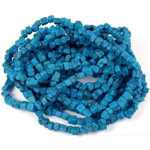  Blue Turquoise Chip Beads Gemstone Beading 3 34 Strand 