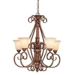 Savoy House 1 4281 5 137 Cordillera 5 Light Chandelier Cathedral Gold 