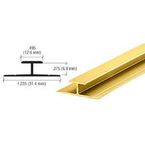   Gold Anodized Aluminum Divider Bar   12 ft Long: Home Improvement