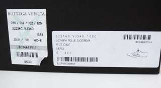 630 Italy BOTTEGA VENETA Pebbled Calf Kiltie Oxfords 42.5 ITA 9.5 