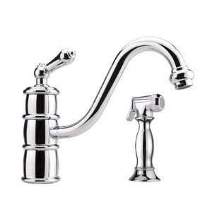   Curved Kitchen Faucet with Side Spray   G 4720 LM9: Home Improvement