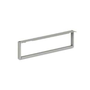  Voi O Leg Support for Low Credenza, 30d x 7h, Platinum 