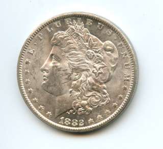 1882 CC $1 MORGAN SILVER DOLLAR US COIN ~BU~ RARE CARSON CITY MINT 