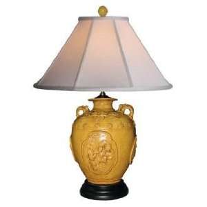  Tang Style Yellow Earthenware Vase Table Lamp: Home 