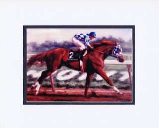 SECRETARIAT TRIPLE CROWN BELMONT C Susany DMT Print  