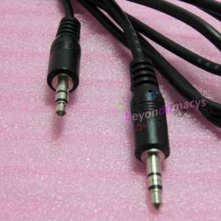 5FT 3.5mm Male to Male Stereo Audio AUX Extension Cord Cable 1.4M 