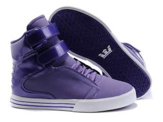 Brand New Purple TK Society Supra Justin Bieber shoes Skateboard Shoes 