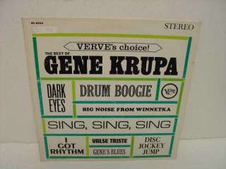 Gene Krupa The Best of Drum Boogie I Got Rhythm R VG C VG (LP 7260 