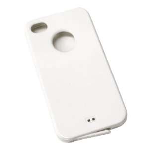  Soft Rubber iPhone 4/4S Protective Case White Cell Phones 