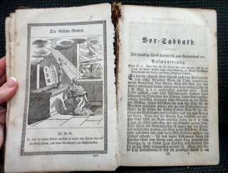 1857 antique GERMAN BOOK PRAYER/SONG rohler PHILA PA  