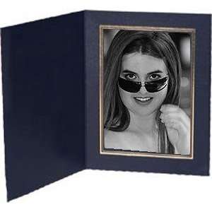   cardboard portrait folder frame w/gold foil border sold in 25s   4x5